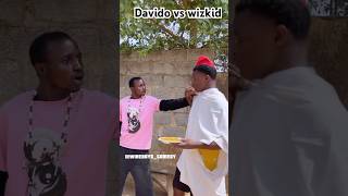 Davido and wizkid who is the best Please subscribe shorts comedy trending wireboyscomedy [upl. by Nipsirc]