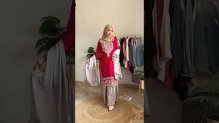 Wedding wear ethnic dress from Instagram page weddingoutfit weddingwear pakistanisuits [upl. by Dodd935]