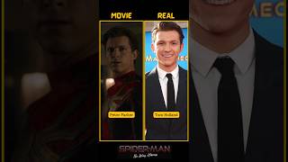 SpiderMan No Way Home Movie vs Real Cast with Name SpiderMan Shorts ViralVideo Cast [upl. by Irrej]