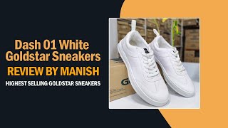 Dash 01 White Goldstar Sneakers Review  GoldStar Shoes Factory in Nepal  GoldStar Shoes Price [upl. by Agna519]