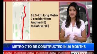 Mumbai Metro  7 Three companies finalised for construction of 165 km corridor  The Property News [upl. by Enelrahc]