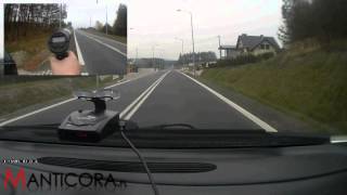 Antyradar Whistler GT160XI kontra policyjna ISKRA [upl. by Hadsall486]