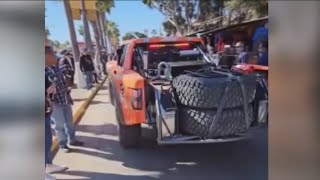 Chaos erupts at Baja 1000 after truck runs over bystanders [upl. by Llecram357]