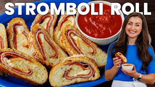 How to Make Stromboli  Easy Pizza Rolls [upl. by Zednanref]