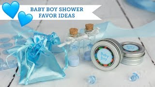 Baby Boy Shower Favor Ideas 💙  BalsaCirclecom [upl. by Eisse]