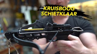 HOW TO Kruisboog schietklaar maken [upl. by Ellehsram873]