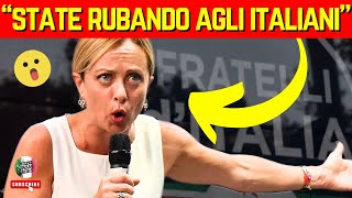 GIORGIA MELONI DISTRUGGE LA SINISTRA LE SUE PAROLE SONO FORTISSIME quotVERGOGNATEVIquot [upl. by Obeded]