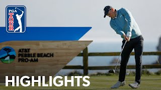 Jordan Spieth shoots 1under 71  Round 3  ATampT Pebble Beach  2021 [upl. by Casmey]