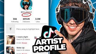 How to Get a TikTok Artist Profile [upl. by Atalee]