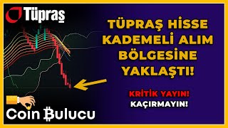 TÜPRAŞ HİSSE KADEMELİ ALIM BÖLGESİNE YAKLAŞTI TUPRS Hisse Teknik Analiz  Borsa Yorum [upl. by Smailliw]