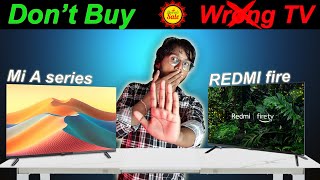 MI A Series vs Redmi Fire Tv  Dont Buy Wrong TV In Big Diwali Sale [upl. by Beebe441]