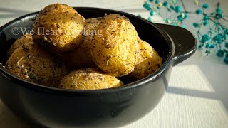 Baby Potatoes With Herbs  Quick and Easy Side dish  Microwave Recipes  We Heart Cooking… [upl. by Lidah]