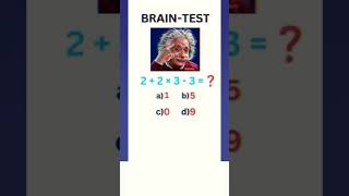 Brain Teaser IQ test maths iqtestonline mathiqtest shorts [upl. by Wylie]