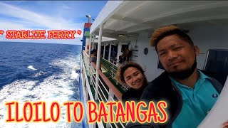 ILOILO TO BATANGAS  STARLITE FERRY [upl. by Ecinnej893]