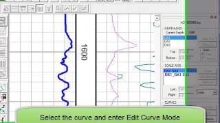 Neuralog Software Tips amp Tricks LAS Curve Edit [upl. by Arria]