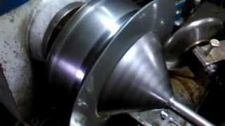 spinning cone metal spinning stainless steel 1mm wwwrosikpl [upl. by Wendell283]