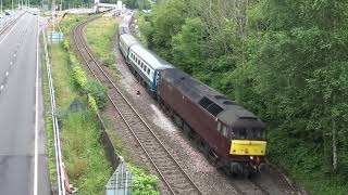 WCRC Class 47s on the Bath Spa Express  Pontypool  050724 [upl. by Kester]