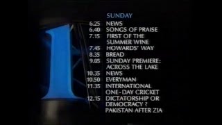 BBC1 Closedown  3 September 1988 [upl. by Llyrrad97]