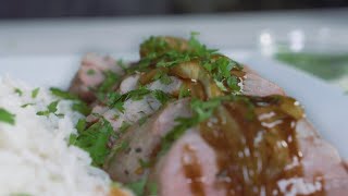 Recette rapide de filet de porc aux épices asiatiques  Panasonic NNDS58HB [upl. by Gennifer]