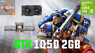 Warhammer 40000 Space Marine 2 GTX 1050 1080p900p720p FSR [upl. by Ratcliff885]