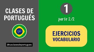 Clases de Portugués 🇧🇷 Clase 12  Corrección Ejercicios y Vocabulario [upl. by Faunia921]