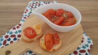 RECEITA TOMATE CONFIT MARAVILHOSO  TOMATE CONFITADO MUITO FÁCIL SEM SEGREDO [upl. by Anihc]