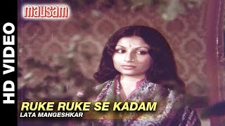 Ruke Ruke Se Kadam  Mausam  Lata Mangeshkar  Sanjeev Kumar amp Sharmila Tagore [upl. by Inilahs759]