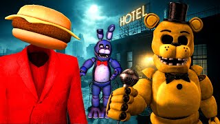 We Busted a FNAF Animatronic Party in a Hotel in Gmod Garrys Mod RP [upl. by Jerrome]