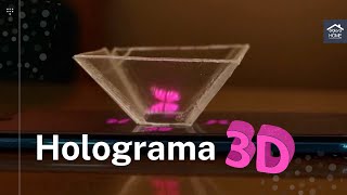 Cómo hacer un proyector de hologramas 3D casero [upl. by Nwahsud82]