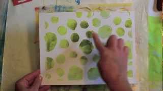 Gelli Arts Monoprinting Plate Tutorial [upl. by Ytte]