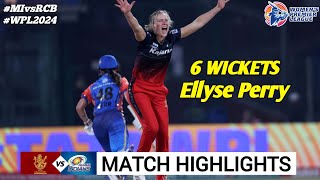 RCB vs MI Eliminator Match WPL 2024 Highlights  WPL Highlights 2024  MI vs RCB Highlights Today [upl. by Novehc]