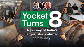 Yocket Turns 8 Celebrating Yockets 8th Anniversary With Yocketers [upl. by Phaedra]