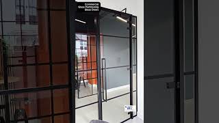 12mm Clear Toughened Glass Doorglassdoors [upl. by Ahsyekat]