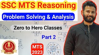 Problem Solving Reasoning  Part2  SSC MTS Reasoning Classes 🔥 Tricks and Concepts  MTS 2023 🔥 [upl. by Nekal]