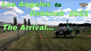 Oshkosh 2022 Trip  The Arrival  Kallithea gyro travels from Los Angeles to Oshkosh [upl. by Leuqcar]