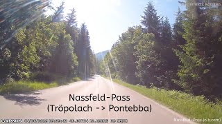 Nassfeldpass mit dem Motorrad obcam [upl. by Lawson]