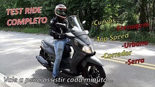 TEST RIDE DAFRA CITYCOM S 300i ABS  COMPLETO Durvalcareca [upl. by Farris]