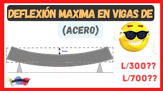 📌Deflexion Maxima en Vigas de Acero📐 [upl. by Nivat]