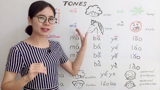 The Tones in Mandarin Chinese  Beginner Lesson 2  HSK 1 [upl. by Dnumsed]