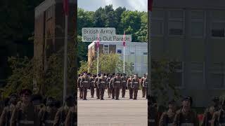 British Army Passing Out Parade ITC Caterrick unitedkingdom uk commonwealthsoldier fijivibes [upl. by Scheck444]