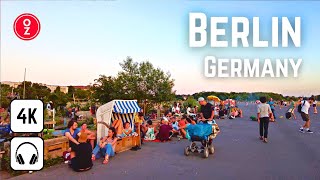 4K BERLIN City Walking Tour at Tempelhofer Feld  Germany 🇩🇪 [upl. by Sokin]