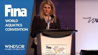 Delivering a lasting legacy from Aquatics even  FINA World Aquatics Convention  Windsor 2016 [upl. by Ylecic]