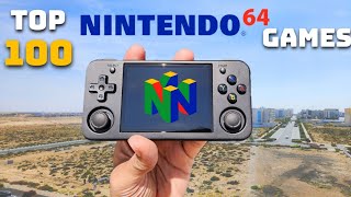 Top 100 N64 Games Tested on ANBERNIC RG35XX H [upl. by Finbar]