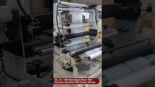 Ml 551000 Monolayer blown film extrusion machine with duplex winder [upl. by Tengdin]