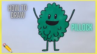 How to draw Pillock ✏️ From Dumb ways to die [upl. by Eilsel]