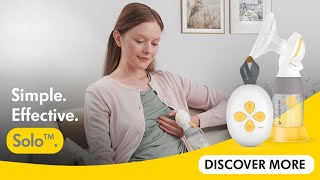 NEW Medela SOLO™ electric Breastpump  Simple Effective Solo [upl. by Aristotle]