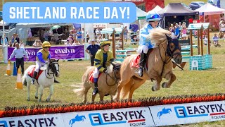 SHETLAND PONY GRAND NATIONAL RACE DAY AT BARBURY HORSE TRIALS [upl. by Rachael977]