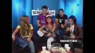 2006 RBD en Univision en un Chat COMPLETO [upl. by Notxam459]