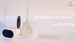 EC810  How to Connect Victure Wireless Outdoor Camera via quotVicture Homequot App [upl. by Fritz]