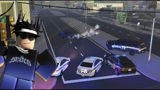 ESCAPING the POLICE using ONLY DRIFT in ERLC [upl. by Arahsat110]